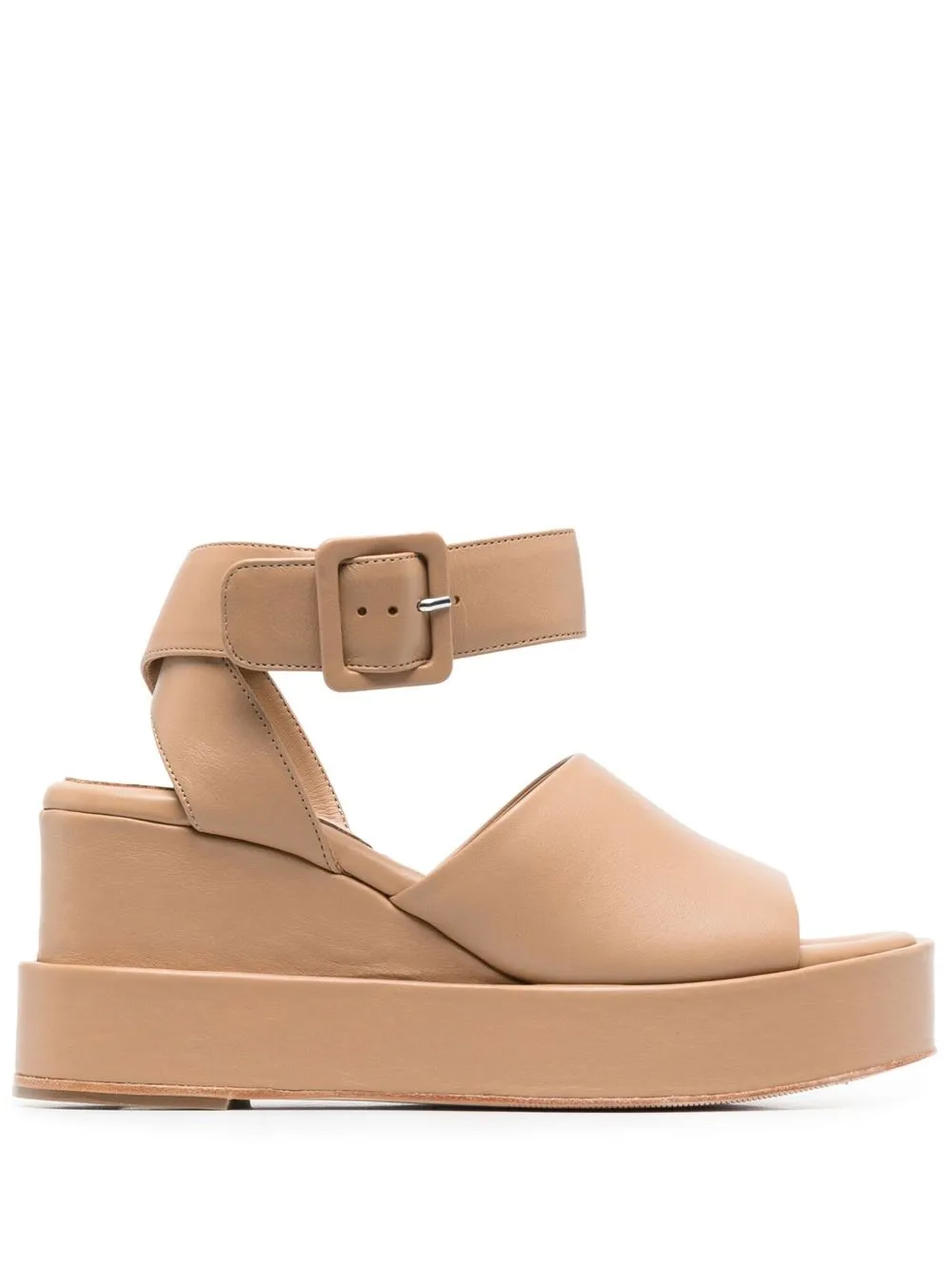 

Paloma Barceló 85mm heeled leather sandals - Neutrals