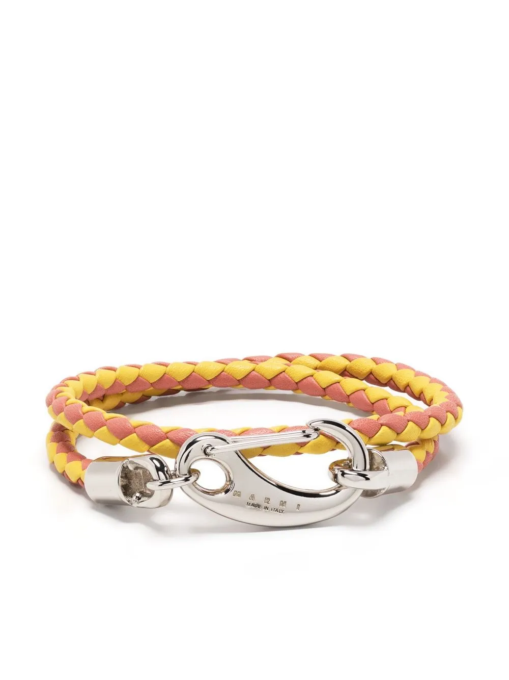 

Marni braided wraparound bracelet - Yellow