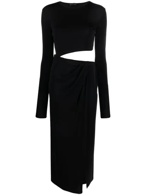 long-sleeve maxi dress