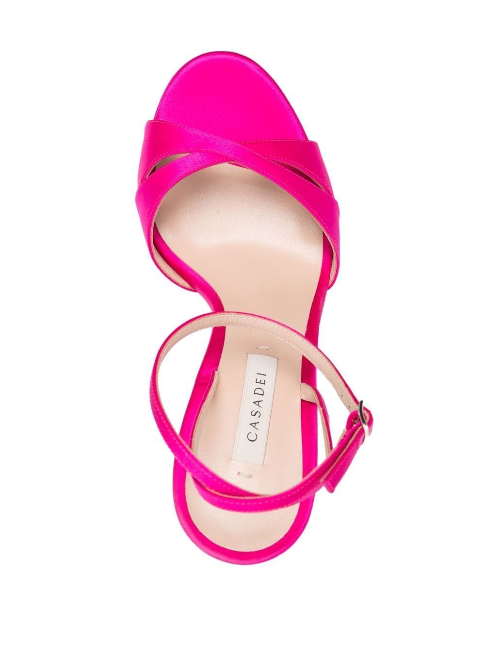 Shop Casadei Flora 130mm Sandals In Pink