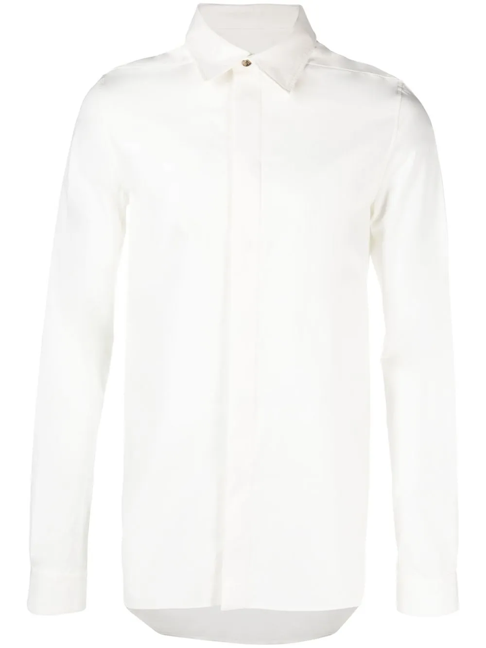 

Rick Owens long-sleeve button-up shirt - White