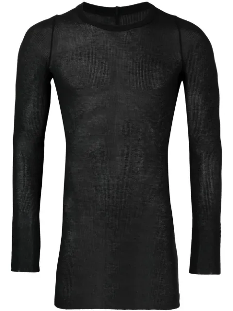 Rick Owens - long-line style T-shirt