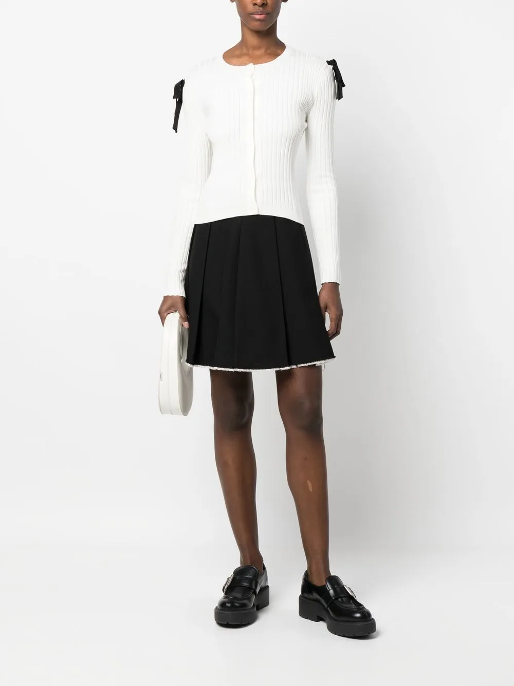 RED Valentino Vest met strikdetail - Beige