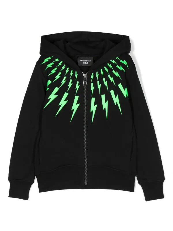 neil barrett zip up hoodie