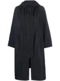 Yves Salomon drawstring waist raincoat - Blue
