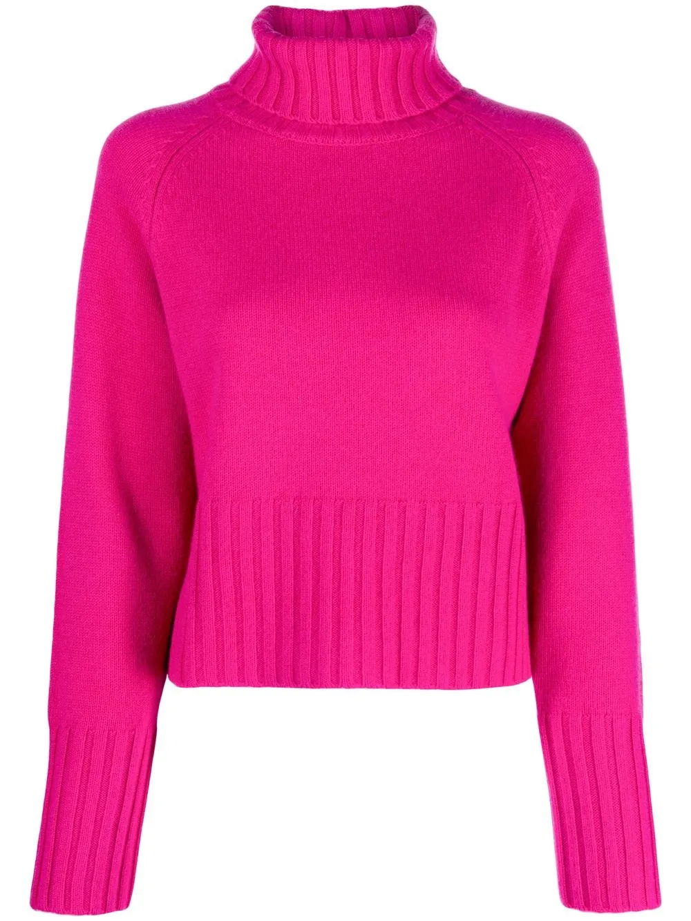 

P.A.R.O.S.H. roll neck knitted jumper - Pink