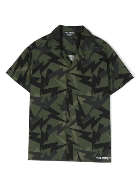 Neil Barrett Kids graphic-print short-sleeve shirt