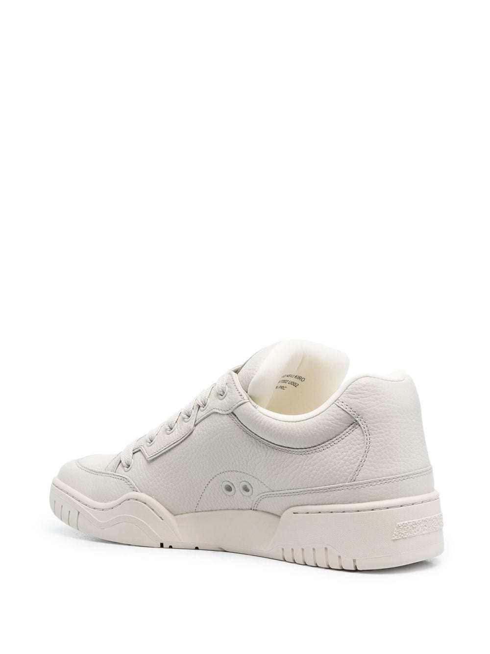 Shop Bally Leather Lace-up Sneakers In Nude