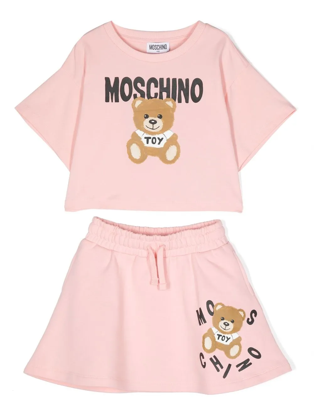 

Moschino Kids Teddy Bear cotton tracksuit set - Pink