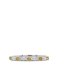 HYT Jewelry 18kt white gold diamond band ring - Silver
