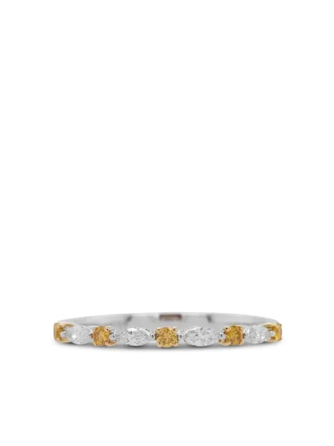 HYT Jewelry 18kt white gold diamond band ring
