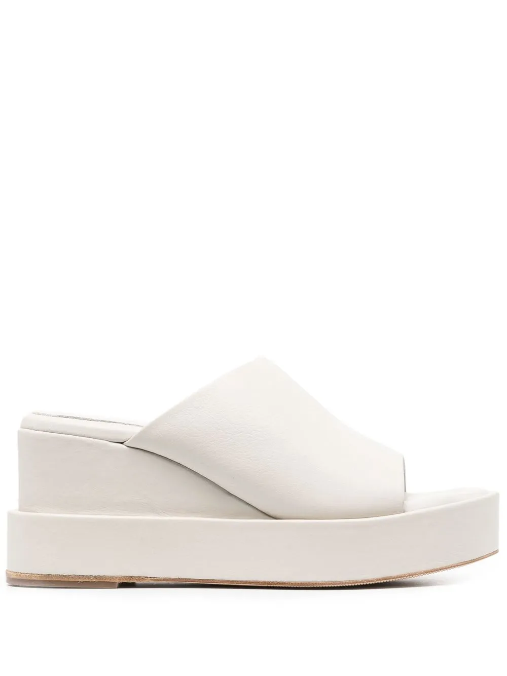 

Paloma Barceló open-toe 85mm leather sandals - White