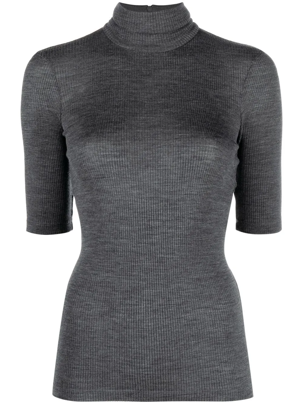 

Brunello Cucinelli roll-neck wool top - Grey