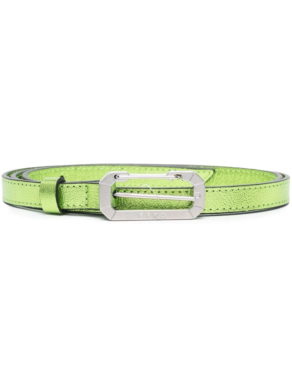 

EÉRA metallic-effect belt - Green