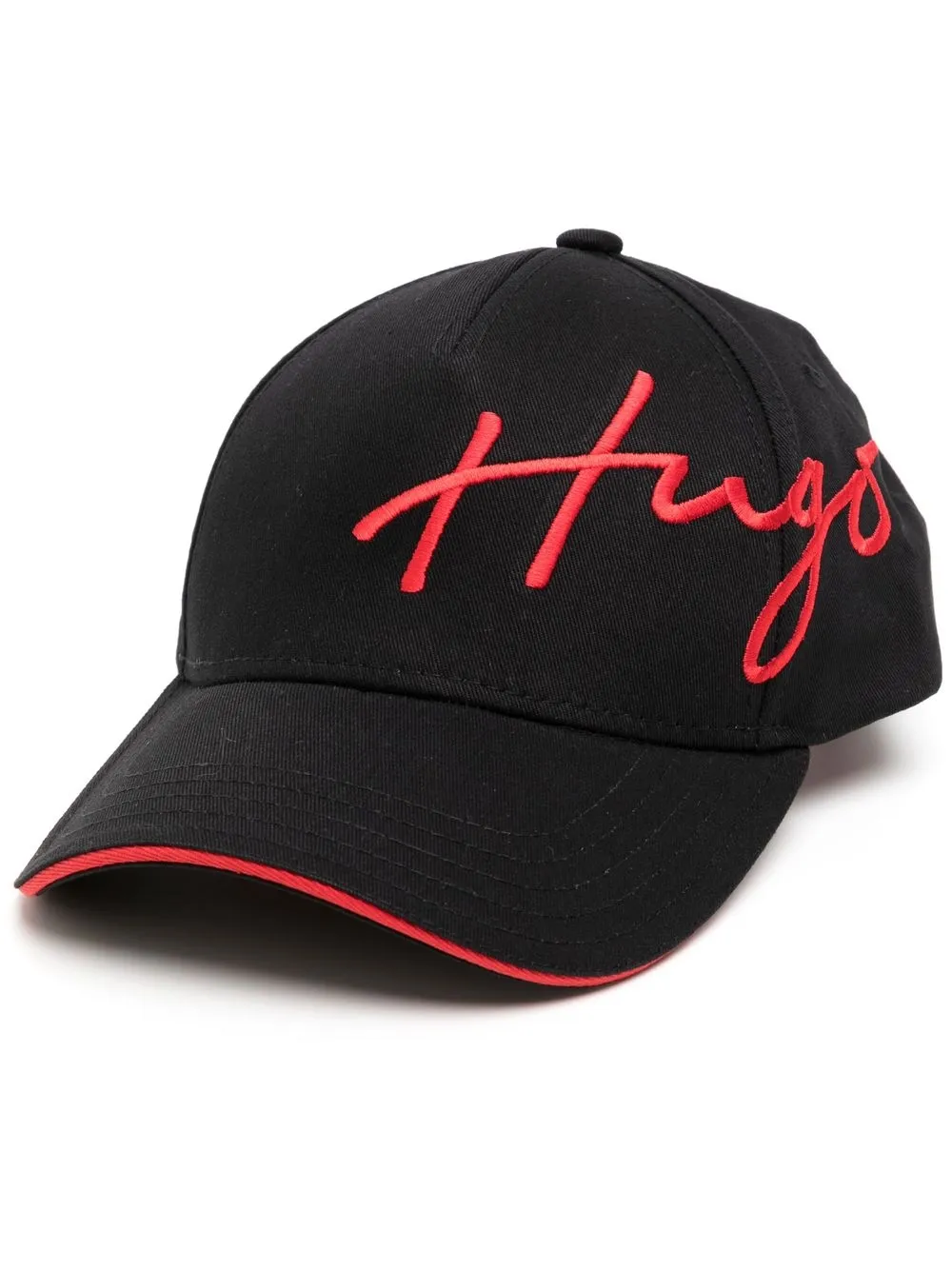 

HUGO logo-embroidery baseball cap - Black