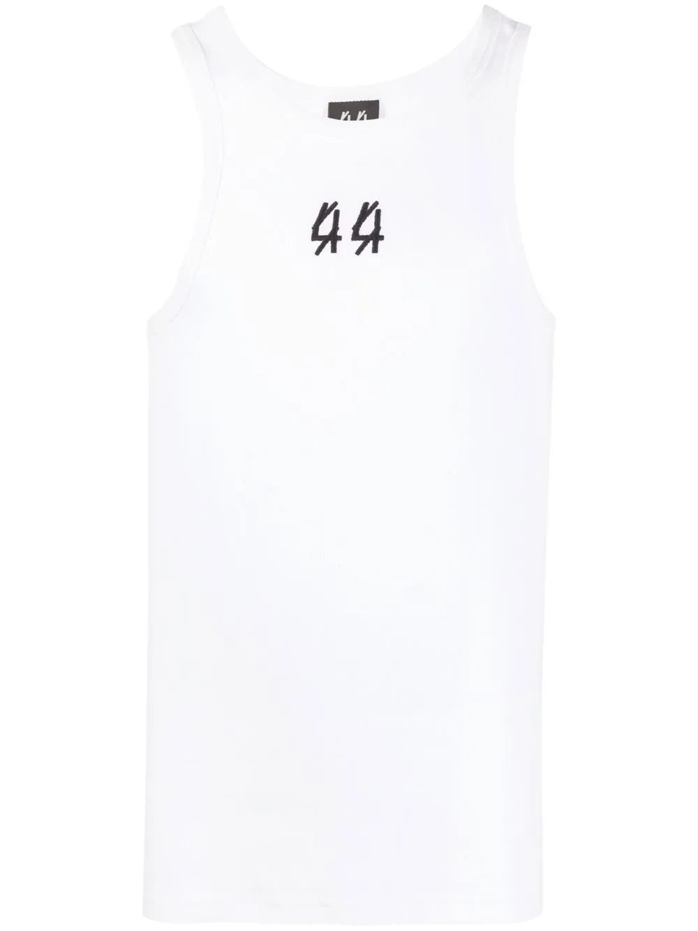 44 LABEL GROUP LOGO-PRINT SLEEVELESS TOP