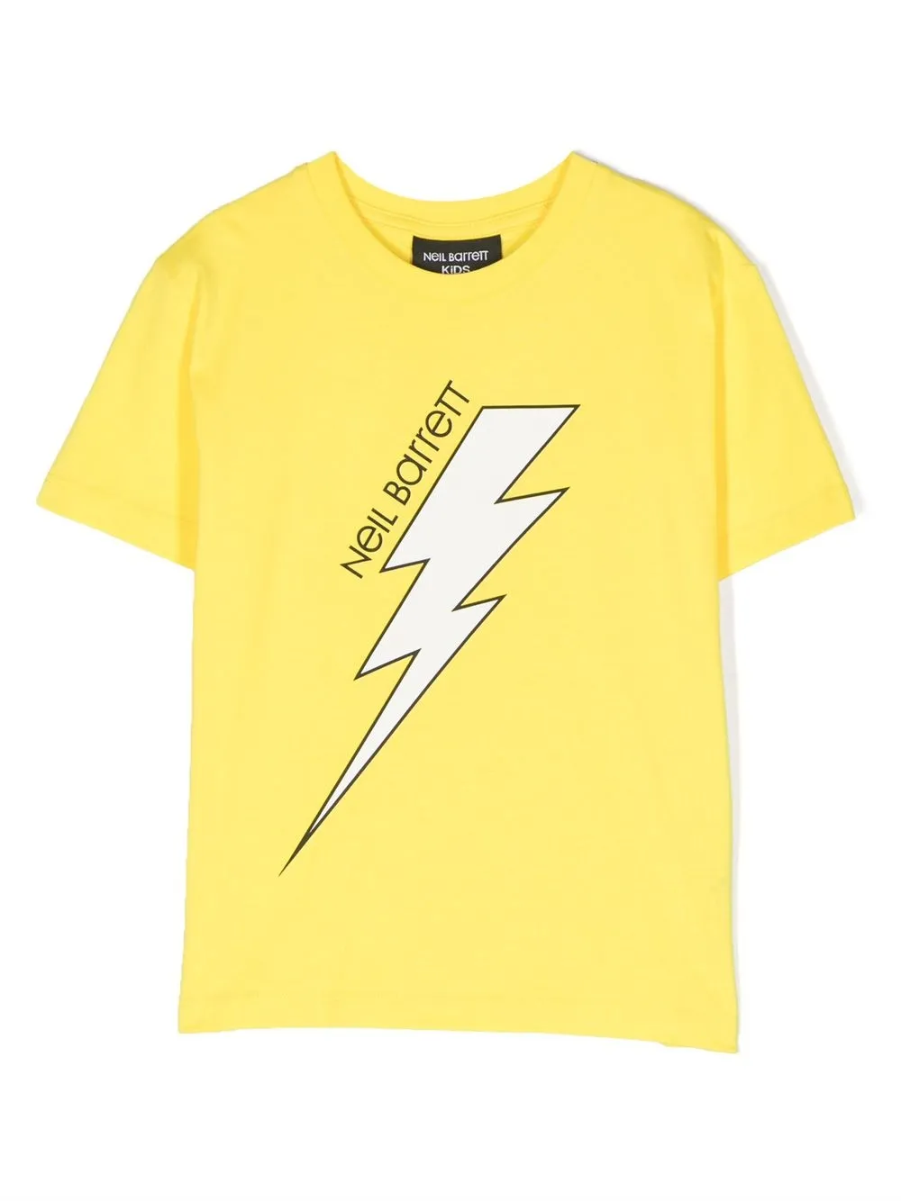

Neil Barrett Kids logo-print short-sleeve T-shirt - Yellow