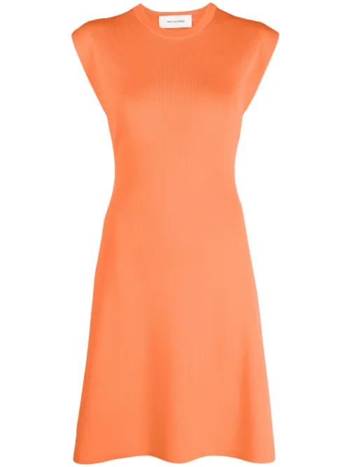 Robe nervurée à design sans manches - Yves Salomon - Modalova