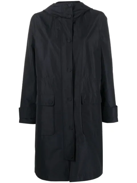 Yves Salomon cotton hooded raincoat