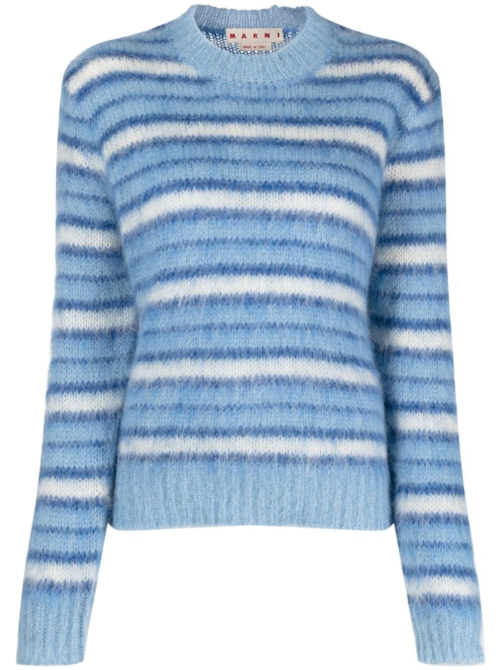 Image 1 of Marni striped mohair-blend jumper
