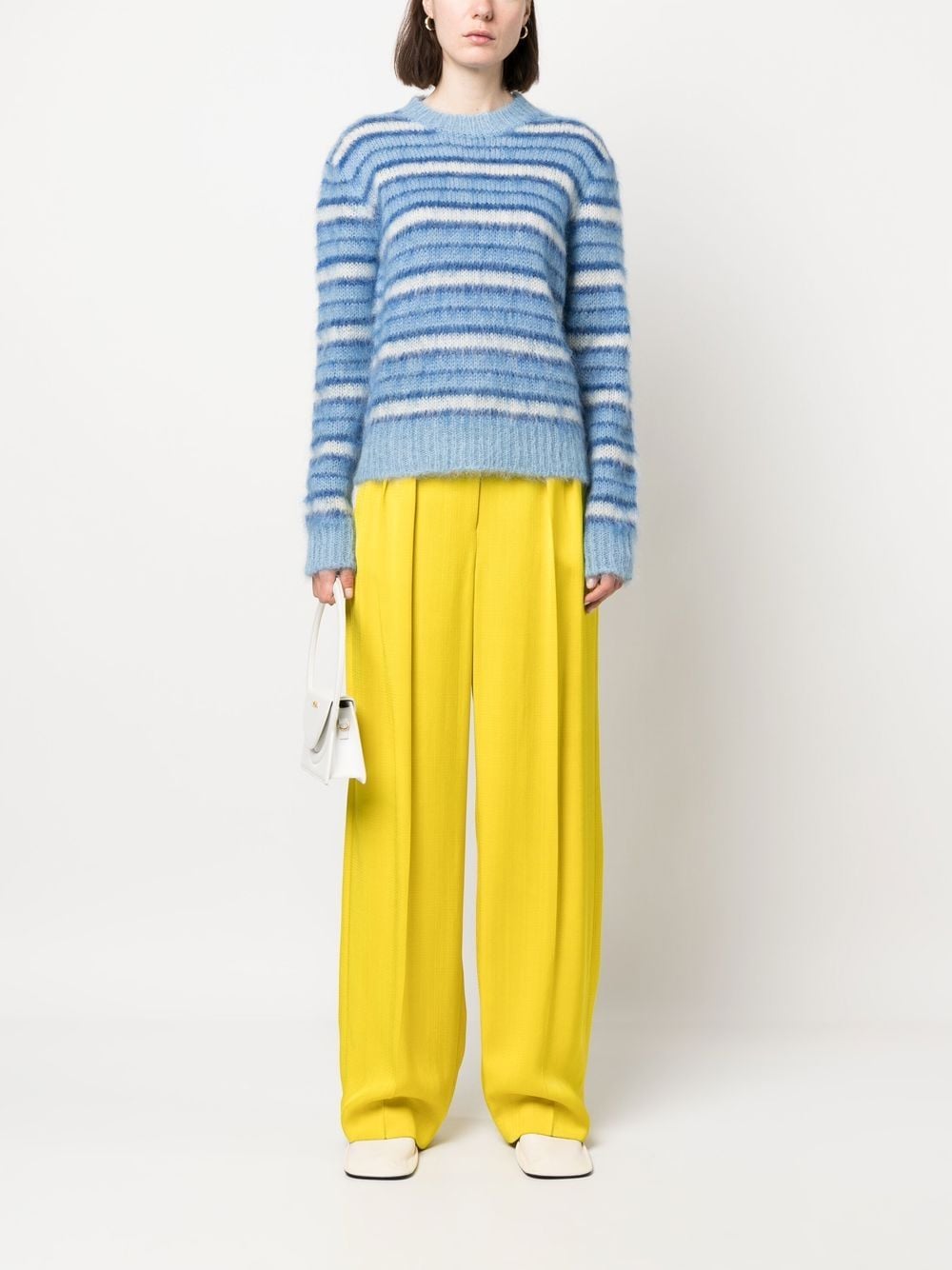 Image 2 of Marni striped mohair-blend jumper