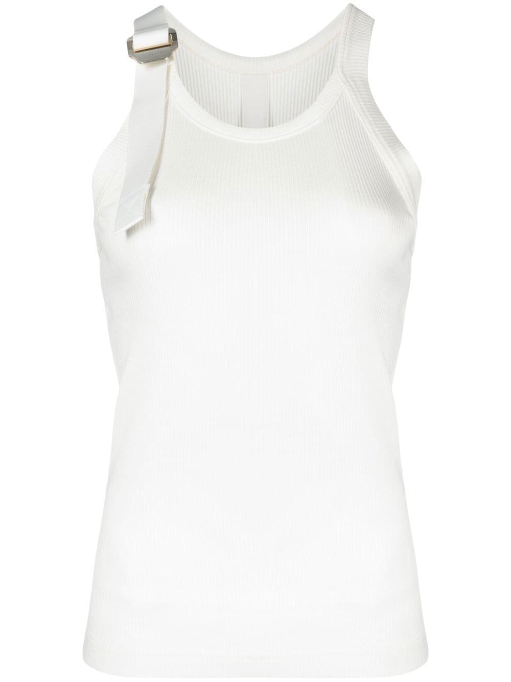 Shop Dion Lee Buckled Tank Top In Weiss