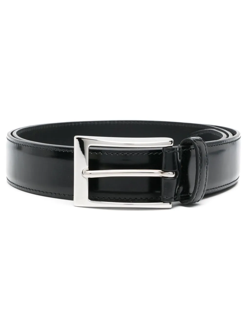 

Brunello Cucinelli bucke-fastened leather belt - Black