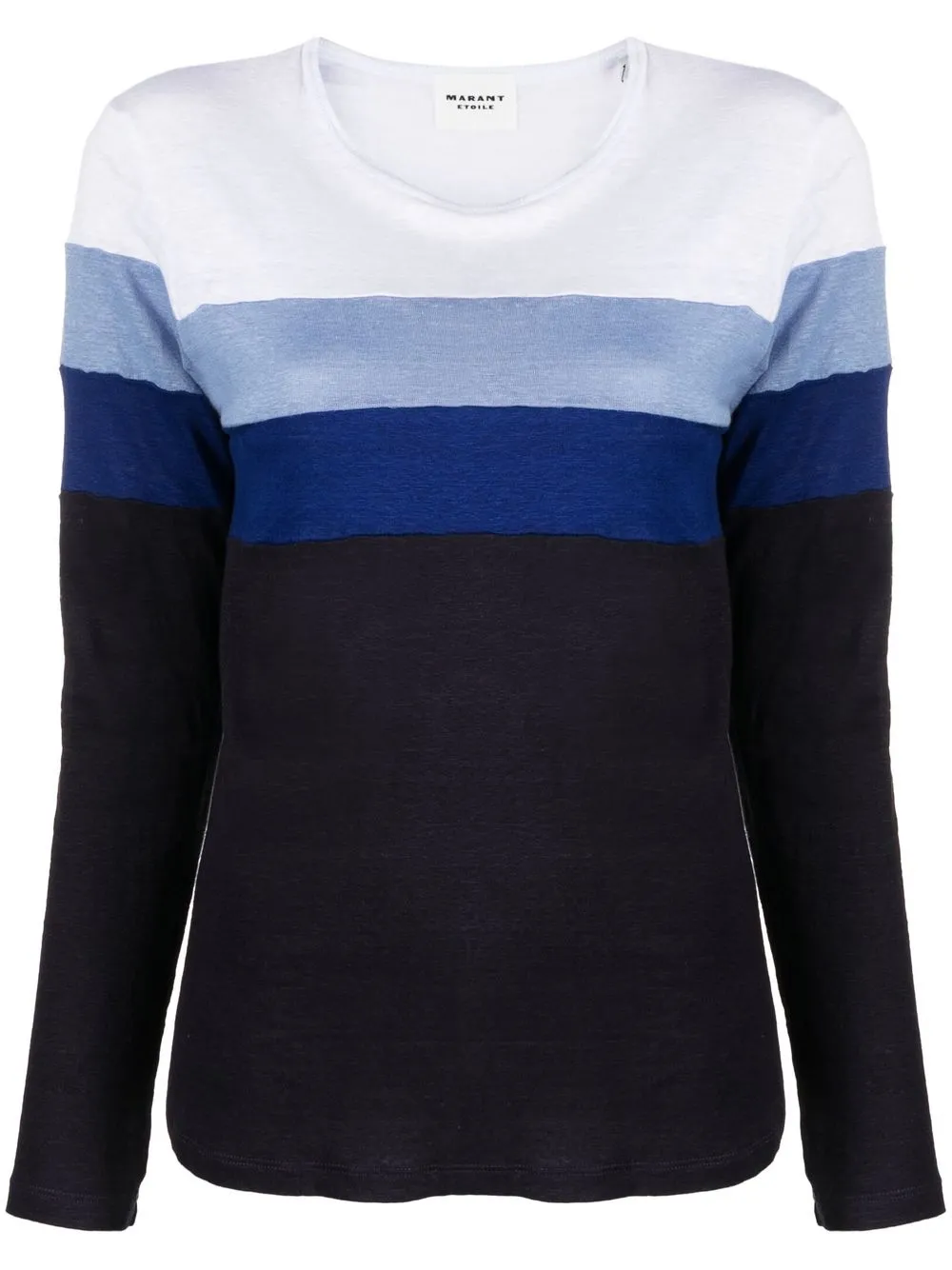 

Isabel Marant Étoile top con diseño color block - Azul