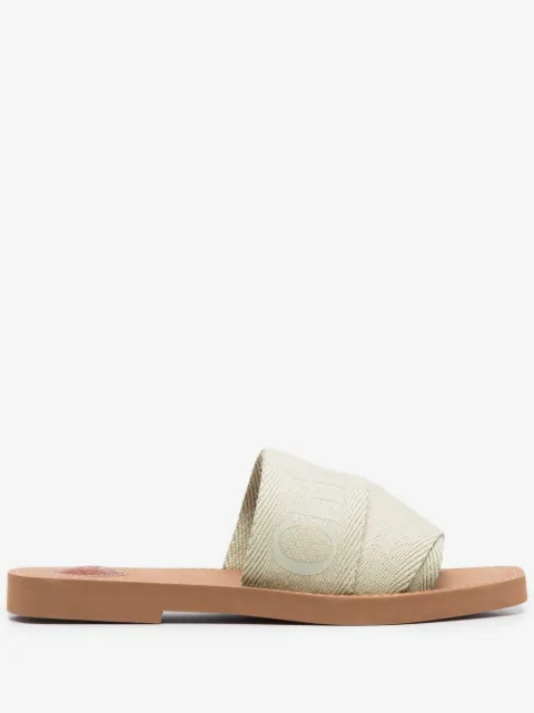 Chloé logo-print open-toe sandals 