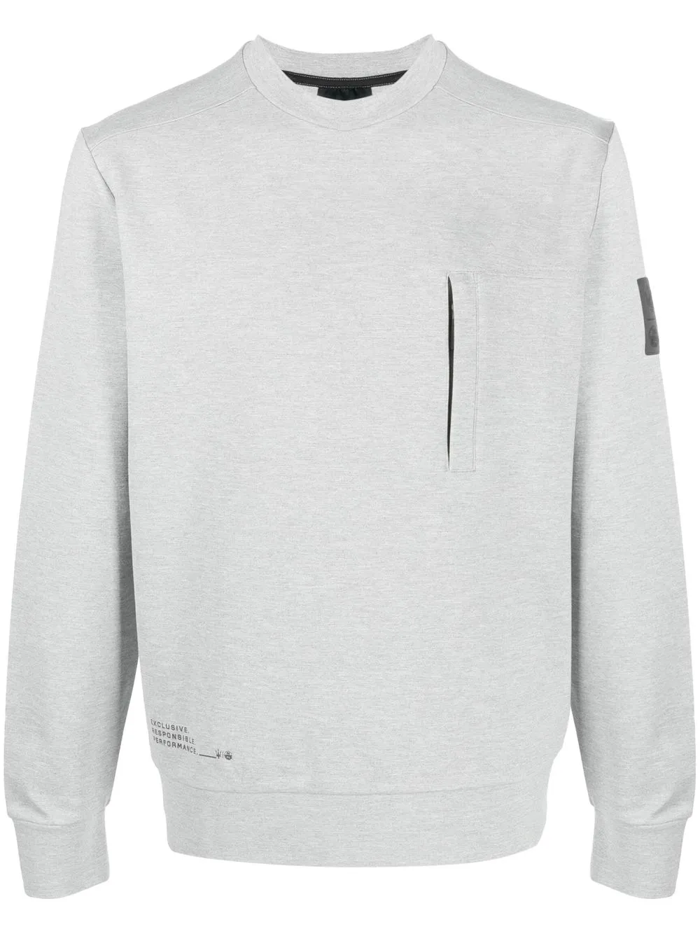 

North Sails melange crew-neck sweatshirt - Grey