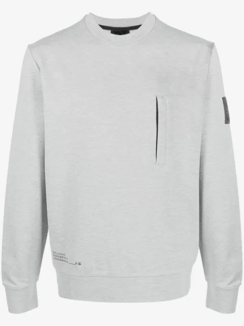 North Sails melange crew-neck sweatshirt