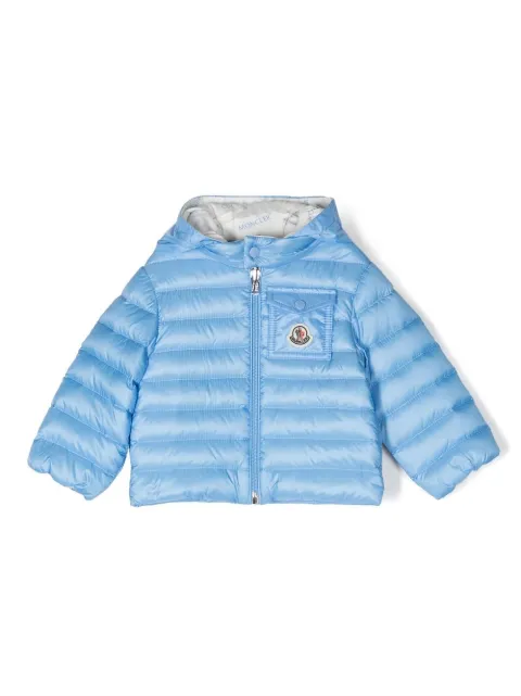 Moncler Enfant hooded padded down jacket