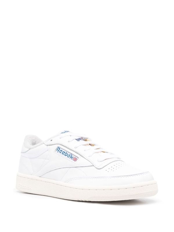 Reebok LTD Club C Ltd White Leather Sneakers - Farfetch