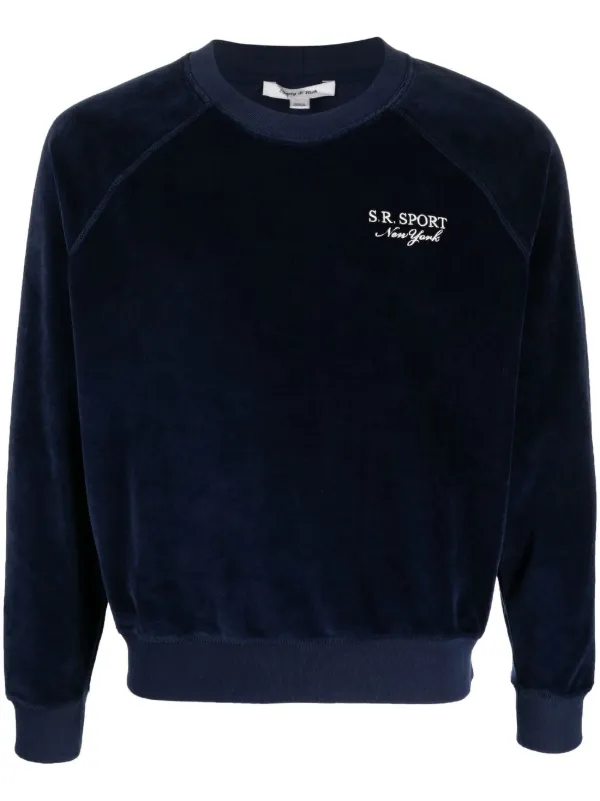 Sporty & Rich ロゴ スウェットシャツ | ブルー | FARFETCH JP