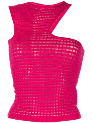 Genny Asymmetrisches Top | Rosa | FARFETCH DE