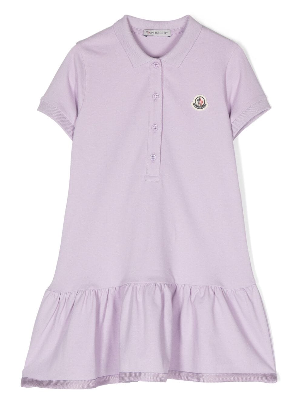 Image 1 of Moncler Enfant vestido con parche del logo