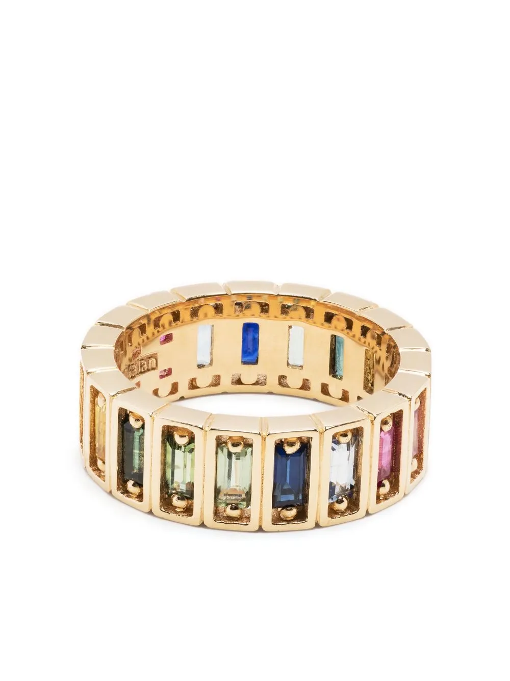 18kt White Gold Sapphire Eternity Band