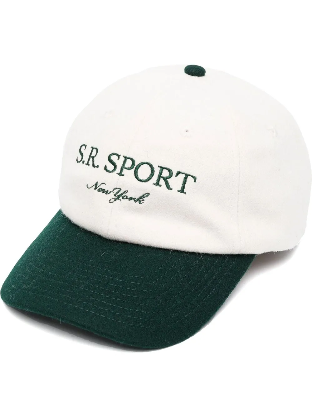 

Sporty & Rich gorra con logo bordado - Blanco