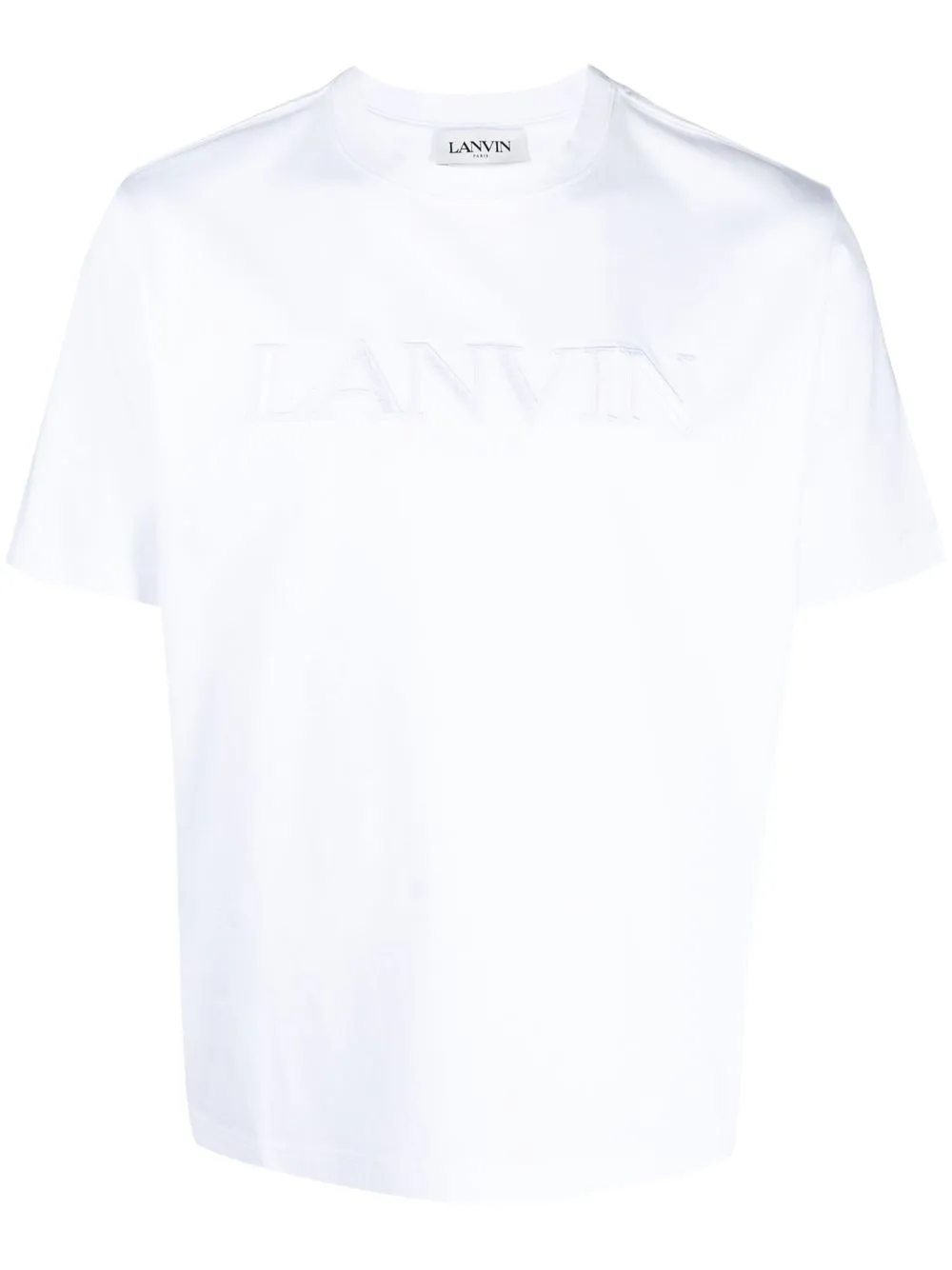 

Lanvin logo-embroidery cotton T-shirt - White