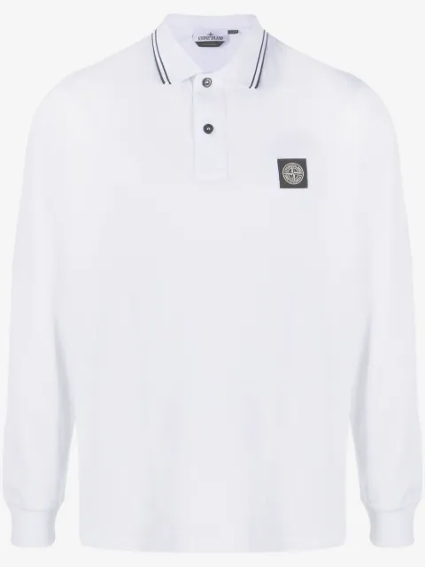 Stone Island Compass-motif polo shirt
