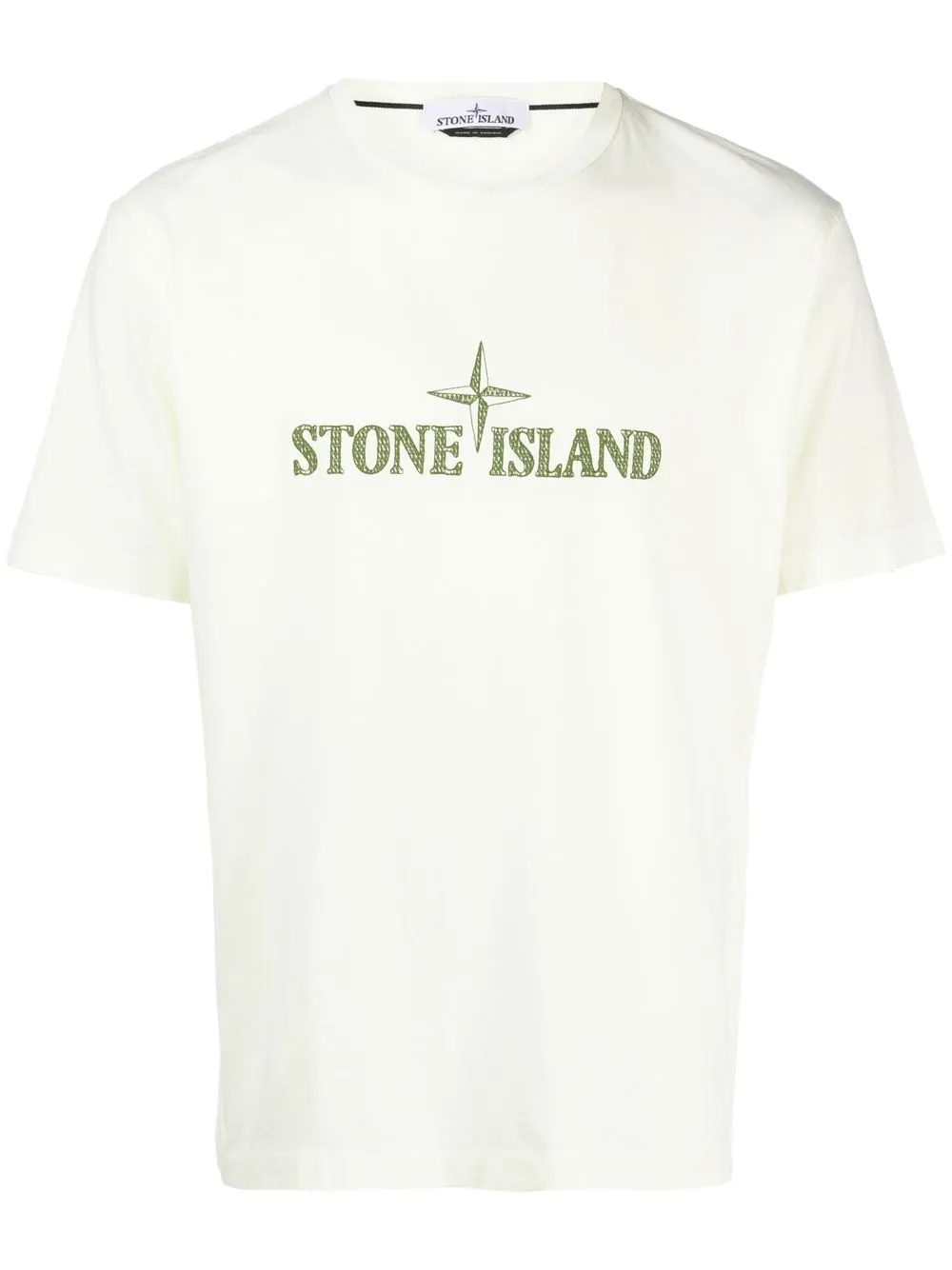 

Stone Island logo-embroidered short-sleeved T-shirt - Green