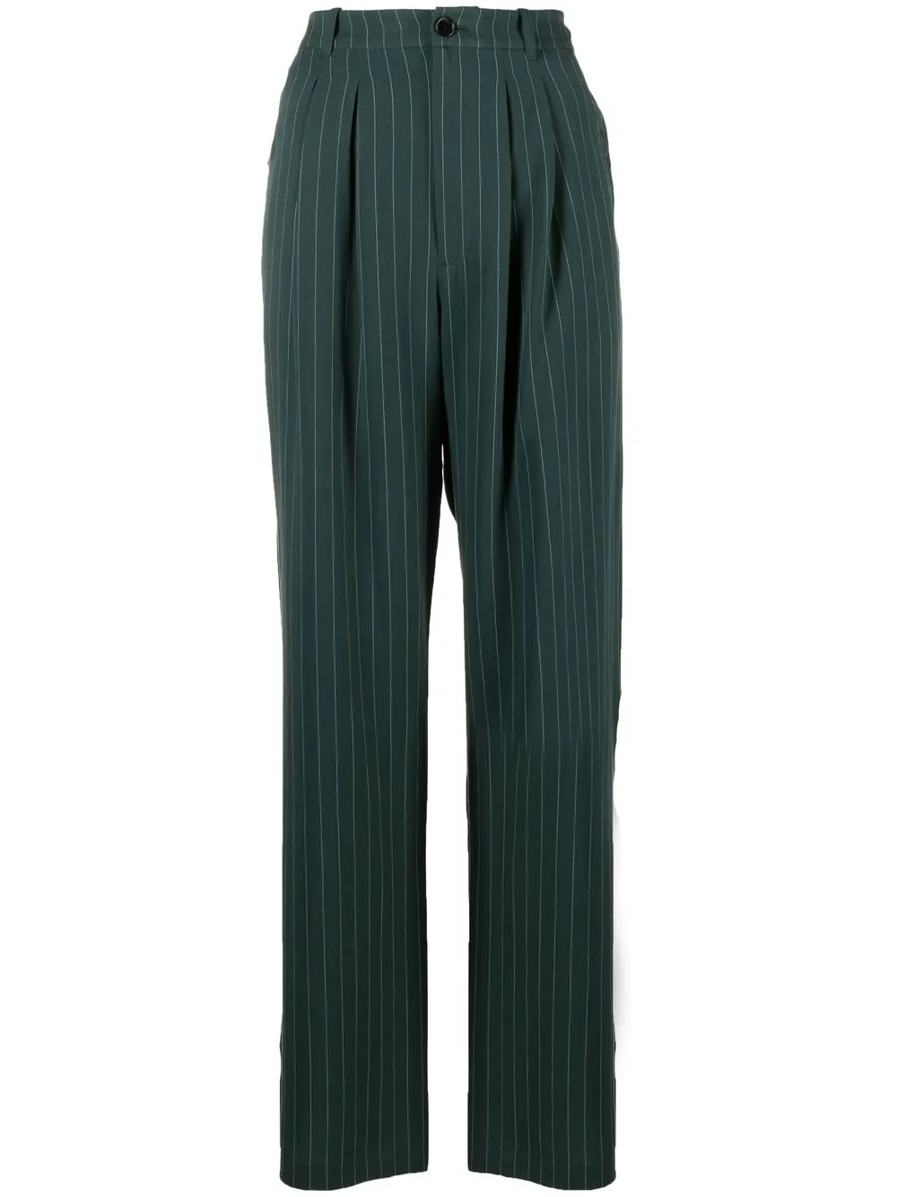 

Reformation Mason high-waisted trouses - Green