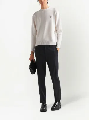 【専用品】23年新作PRADAプラダ　ストレッチスラックス　ブラック Prada（プラダ）メンズ パンツ - FARFETCH