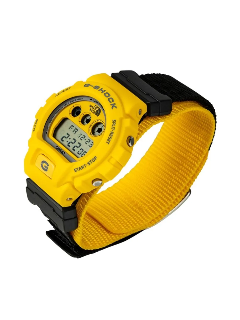 Shop Supreme X Tnf X G-shock Dw-6900 Watch In Yellow