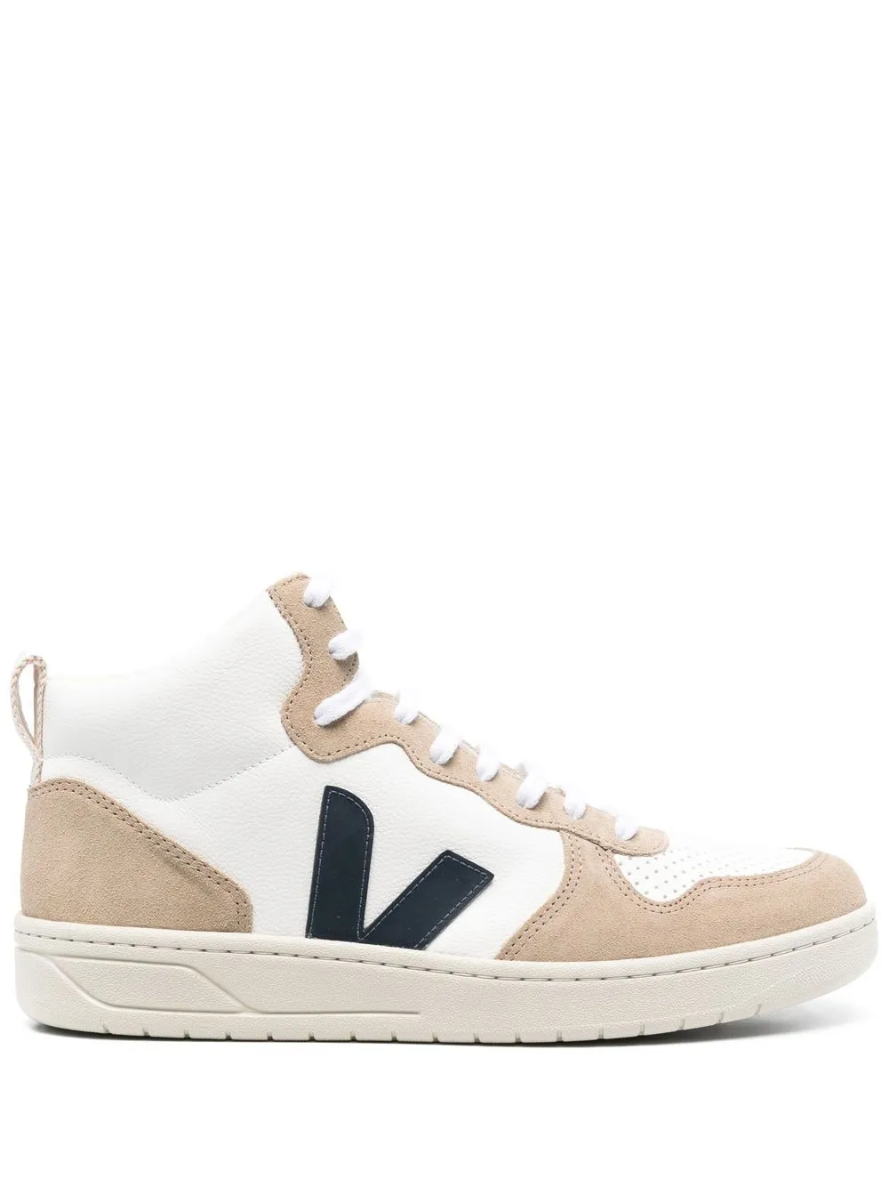 

VEJA logo-patch high-top sneakers - White