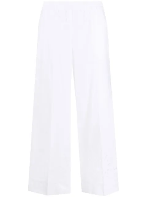 P.A.R.O.S.H. pantalon Christel à broderie anglaise