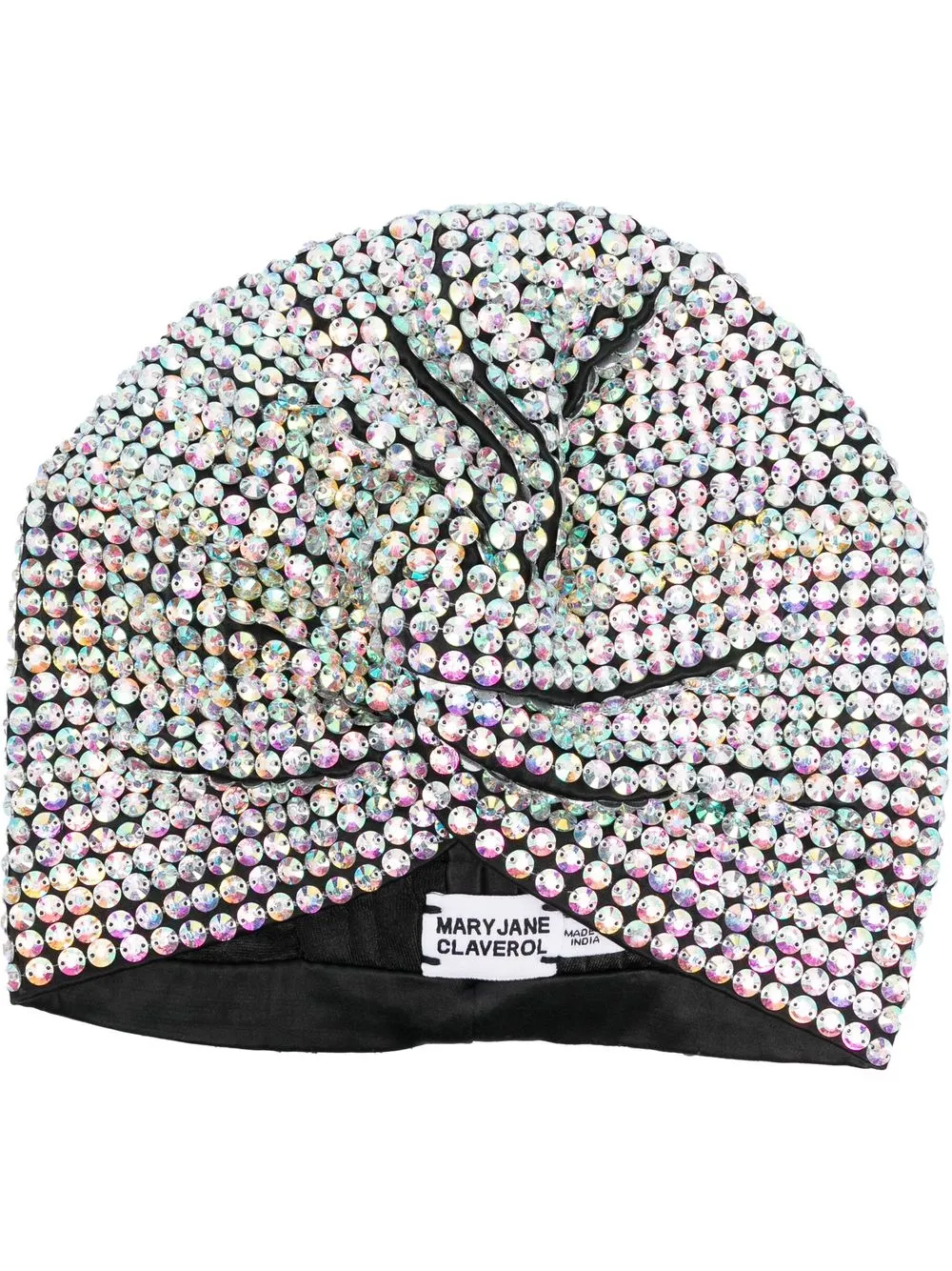 

MaryJane Claverol sequin-embellished turban - Silver