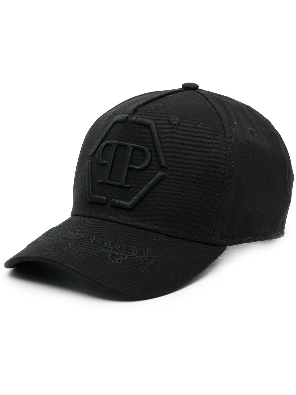 

Philipp Plein logo-embroidered five-panel cap - Black