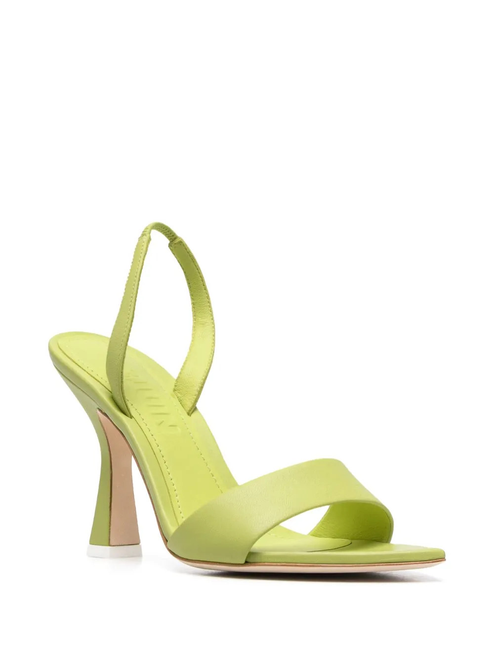 3juin Sandalen met puntige neus - Groen