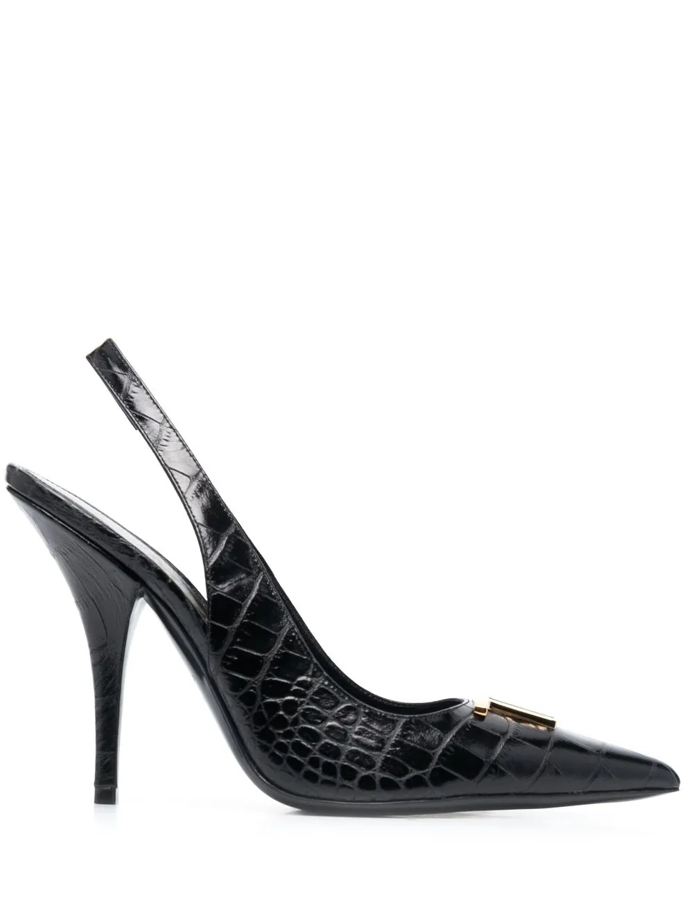 Tom Ford Tf Logo-detail 110mm Pumps In Schwarz